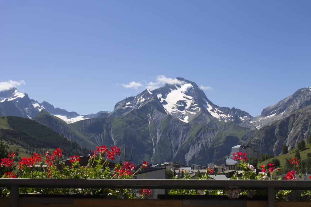 Adret Hotell Les Deux Alpes Exteriör bild